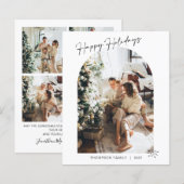 バジェットモダン5写真ハートハッピーホリデーズアーチ (正面/裏面)