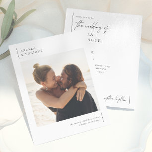 バジェットモダン&ミニマリストRomantic Photo結婚's