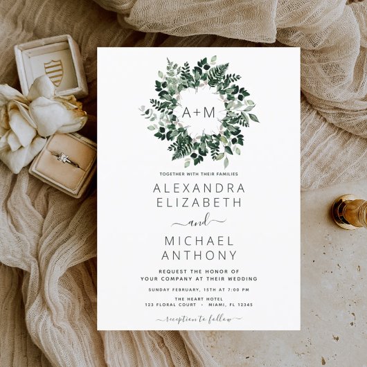 バジェットモノグラムエメラルドグリーン結婚リーズ チラシ