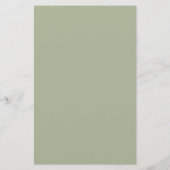 バジェットモノグラムセージエメラルドグリーン結婚フローラ (裏面)