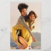 バジェットモノグラムレモンズカップルシャワーフォト招待状 (裏面)