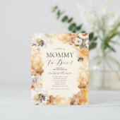 バジェットモマムビービーフローラベビーシャワー招待状 (スタンド正面)