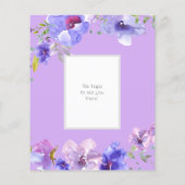 バジェットユニコーンガールパープルバースデーパーティー (裏面)