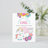 バジェットユニコーンバーチャル1st誕生日招待状 (スタンド正面)