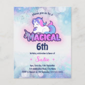 バジェットユニコーンマジカルエイジ6誕生日 (正面)