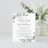 バジェットユーカリお祝いオブライフ招待状 (スタンド正面)