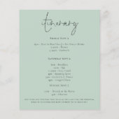 バジェットユーカリバチェロレッテウィークエンド招待状 (裏面)