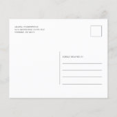 バジェットユーカリフローラブライダルシャワー招待状 (裏面)