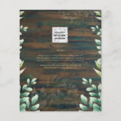 バジェットユーカリブライダルシャワーグリーンリー金ゴールドフライ チラシ (裏面)