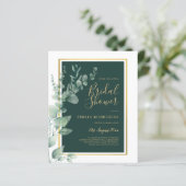 バジェットユーカリブライダルシャワーグリーン金ゴールドQR C (スタンド正面)