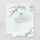 バジェットユーカリブライダルシャワーグリーン金ゴールドQR C (裏面)