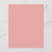 バジェットユーカリプオニーブライダルシャワー招待 (裏面)