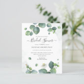 バジェットユーカリプスグリーンリーフローラブライダルシャワー (スタンド正面)