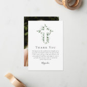 バジェットユーカリプタスクロス |ご確認ありがとうございます ノートカード (正面/裏面インサイチュ)