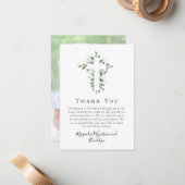 バジェットユーカリプタスバプテスサンキューユアノート ノートカード (正面/裏面インサイチュ)