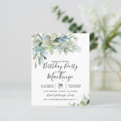 バジェットユーカリプタスバースデーパーティーの招待 (スタンド正面)