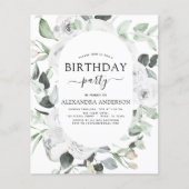 バジェットユーカリプタスバースデーパーティーフローラバラ (正面)