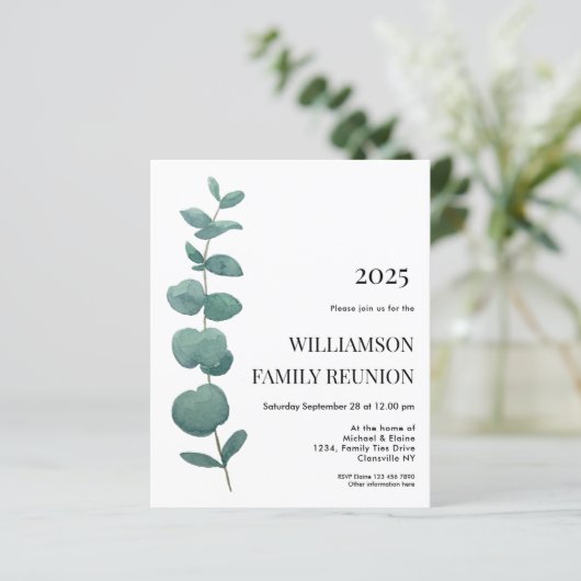 バジェットユーカリプタスファミリー懇親会招待状 (スタンド正面)