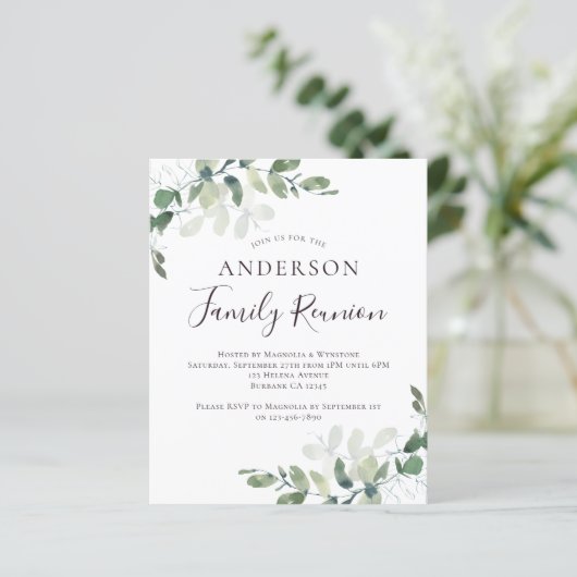 バジェットユーカリプタスファミリー懇親会招待状 (スタンド正面)