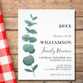 バジェットユーカリプタスファミリー懇親会招待状 チラシ