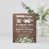 バジェットユーカリプタスファーザーズデイBBQパーティー招待状 (スタンド正面)