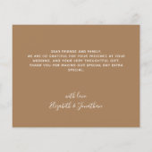 バジェットユーカリプタス植物学結婚の感謝の気持ち (裏面)