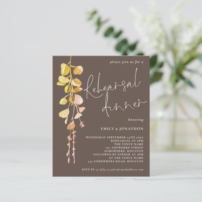 バジェットユーカリプトゥスアーストーンリハーサルディナー (スタンド正面)