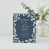 バジェットユーカリプトゥスウォーターカラーブルー&グリーン結婚ズ (スタンド正面)