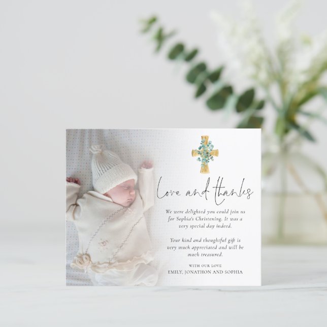 バジェットユーカリプトゥスクロスカト《キリスト教》洗礼式や命名式感謝してい (スタンド正面)