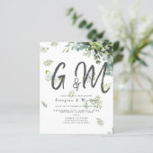 バジェットユーカリプトゥスグリーンリーリーフ結婚ボタニカル (スタンド正面)