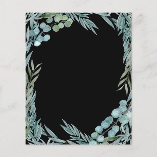 バジェットユーカリプトゥスグリーンリー植物学結婚院 チラシ (裏面)