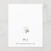 バジェットユーカリプトゥスグロー金ゴールドグリーン結婚リー (裏面)