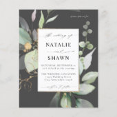 バジェットユーカリプトゥスグロー金ゴールド結婚グリーンリー (正面)