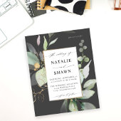 バジェットユーカリプトゥスグロー金ゴールド結婚グリーンリー チラシ