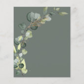 バジェットユーカリプトゥスセージグリーンブライダルブランチ (裏面)