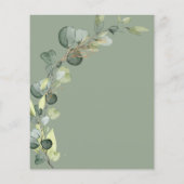 バジェットユーカリプトゥスセージグリーンブライダルブランチ チラシ (裏面)