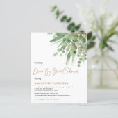 バジェットユーカリプトゥスドライブバイブライダルシャワー招待状 (スタンド正面)