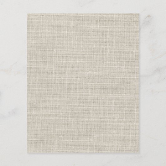 バジェットユーカリプトゥスバーラップ結婚式の日付を保存 チラシ (裏面)