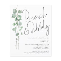 バジェットユーカリプトゥスブランチバブリーブライダルシャワー