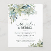 バジェットユーカリプトゥスブランチバブリー招待状 (正面)