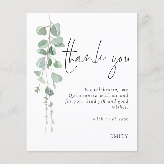 バジェットユーカリプトゥス写真キンセアニラありがとう (正面)