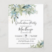 バジェットユーカリプトゥス卒業パーティー招待状 (正面)