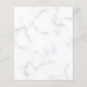 バジェットユーカリプトゥス結婚マーブル夕べパーティー (裏面)