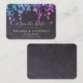 バジェットユーカリプトゥス葉石板日付を保存 ノートカード (正面/裏面)