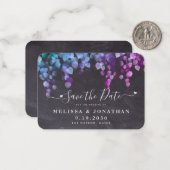 バジェットユーカリプトゥス葉石板日付を保存 ノートカード (正面/裏面インサイチュ)