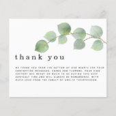 バジェットユーカリプトゥス葬儀悔やみや弔慰サンキューユー (正面)