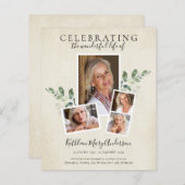 バジェットユーカリプトゥス記念サービス招待状 (正面/裏面)