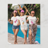 バジェットユーカリ写真ブライダルシャワーありがとう (裏面)