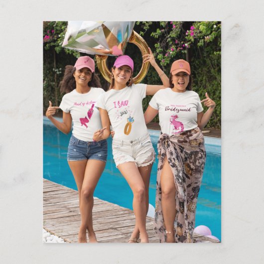 バジェットユーカリ写真ブライダルシャワーありがとう (裏面)