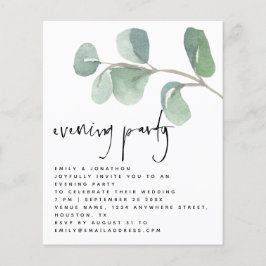 バジェットユーカリ夕べ結婚パーティー